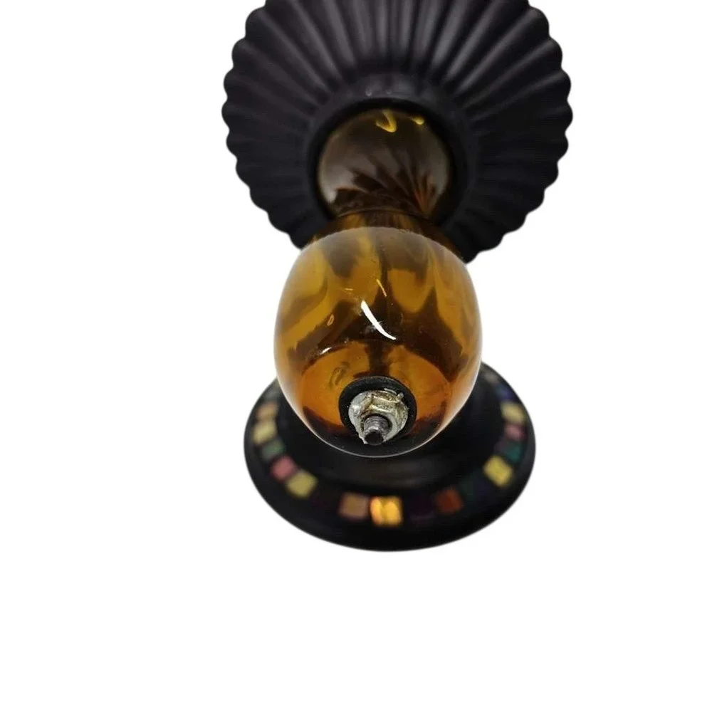 PartyLite P8698 Global Fusion Wall Sconce Peglite Taper Pillar Candle Mosaic‎ - Picture 4 of 7